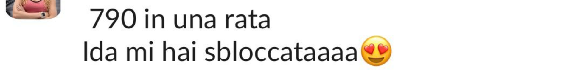 Testimonianza studentessa